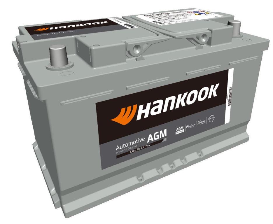 Batterie (de voiture) Hankook 80.0 - ref. AGM 58020